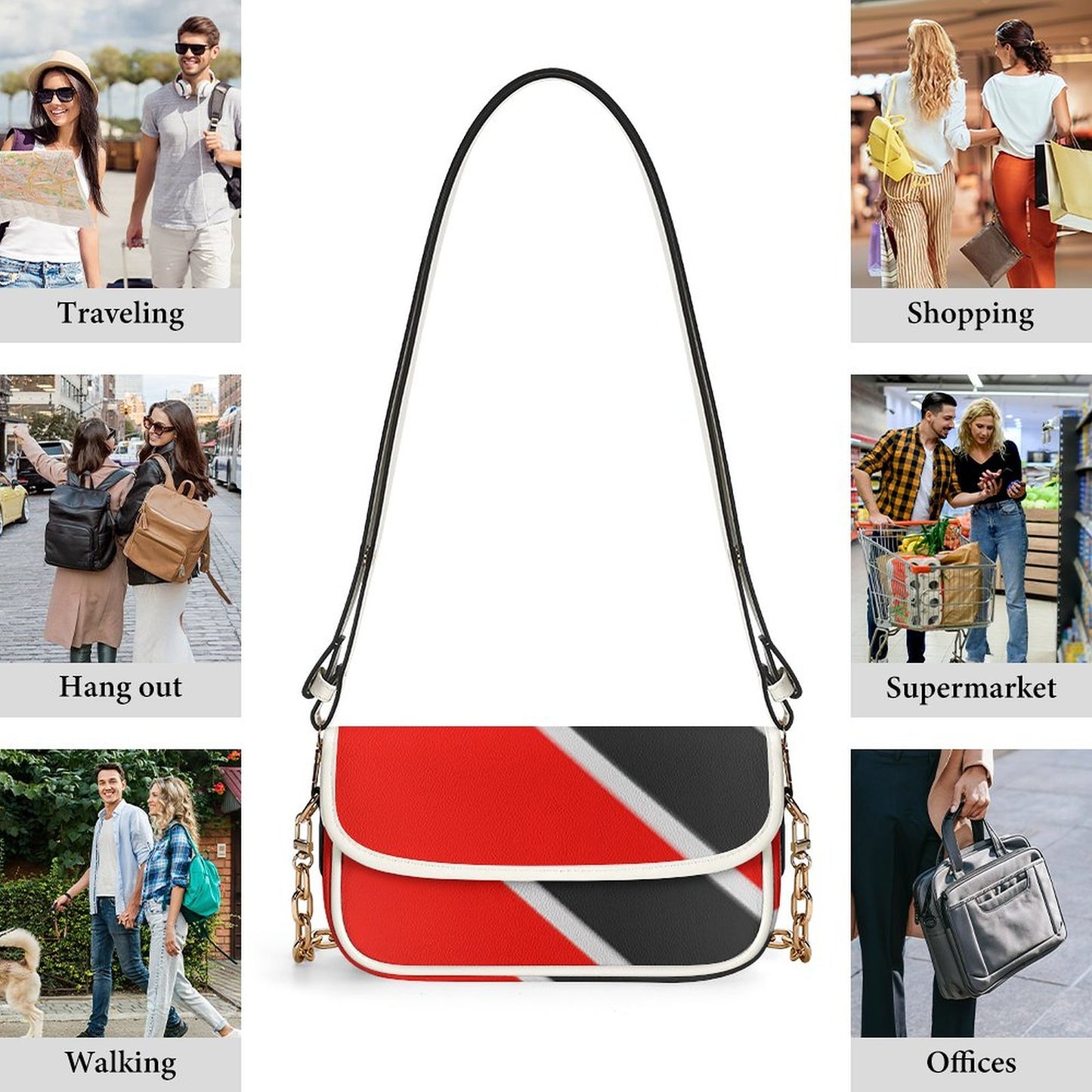 Trini Chain Handbag(One-sided Printing)