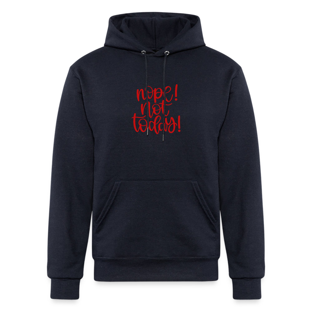 Nope Not Today! Champion Unisex Powerblend Hoodie - navy