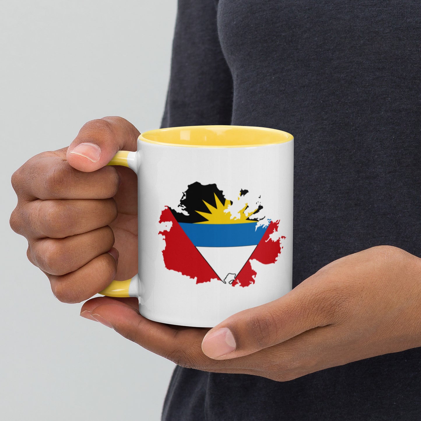 ANTIGUA & BARBUDA Mug intérieur coloré