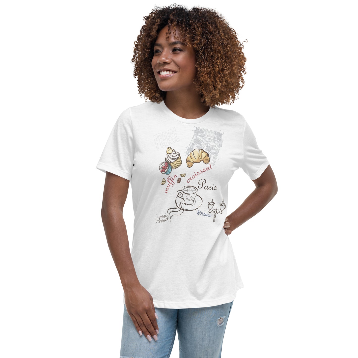 FRANCE PARISIAN Women's Relaxed T-Shirt