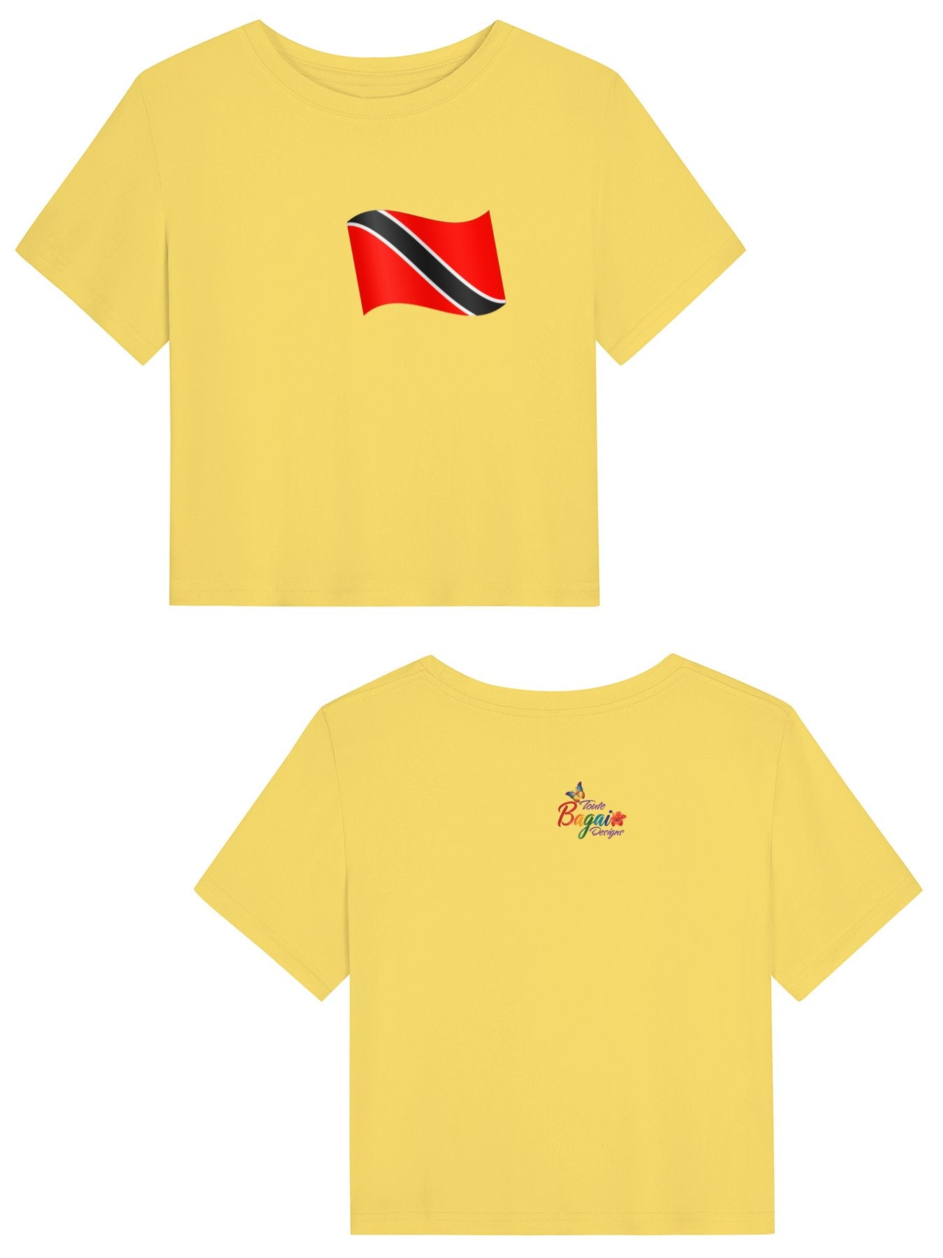 Trini Flag Women's Crop Top T-shirt
