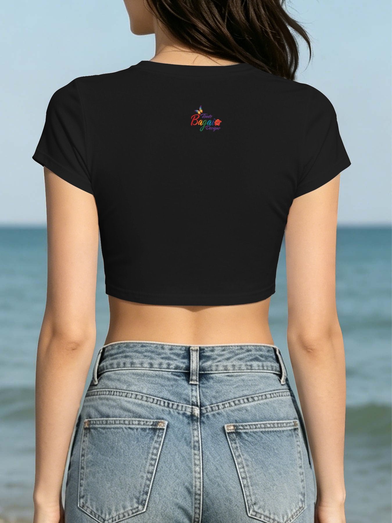 Trini Flag Women's Crop Top T-shirt