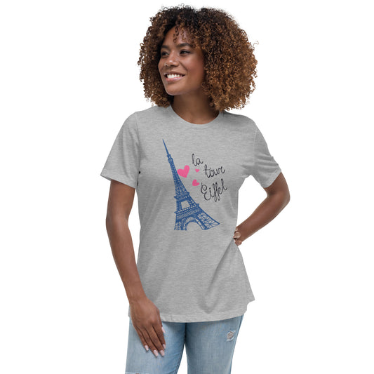 LA TOUR EIFFEL Women's Relaxed T-Shirt